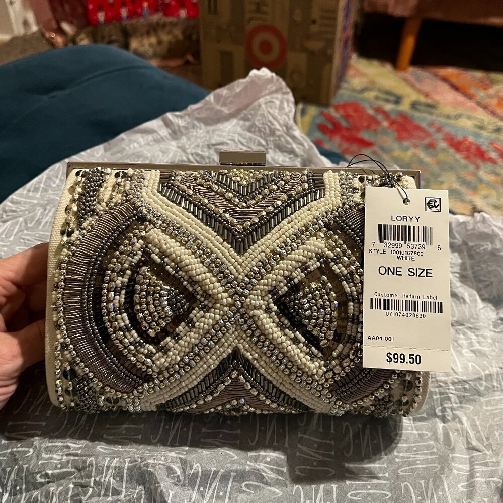 Beaded evening bag